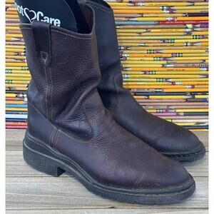 Double H Wellington Work Boots Men's Sz 11 / 45 Brown Leather